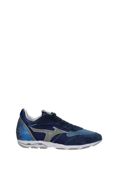Mizuno Sneakers Wave Sirius Fabric In Blue