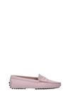 Tod's Loafers Suede In Pink