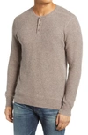 Schott Thermal Henley In Taupe