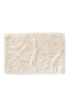 Coyuchi Shag Organic Cotton Bath Rug In Undyed