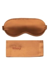 Blissy Silk Sleep Mask In Bronze