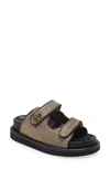 Kurt Geiger Orson Sandal In Dark Beige