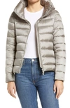 Save The Duck Elsie Waterproof Puffer Coat In Frost Grey