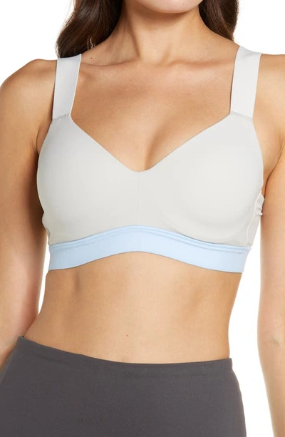 Natori Dynamic Contour Underwire Sports Bra In Feather Grey / Skyfall