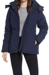 Canada Goose Chelsea Water Resistant 625 Fill Power Down Parka In Atlantic Navy