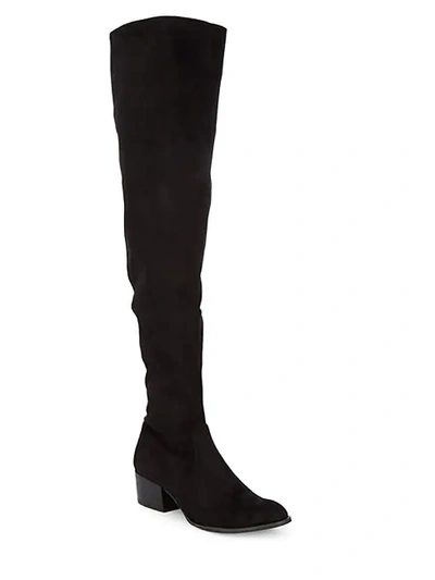 Kenneth Cole Alec Over The Knee Boots In Black