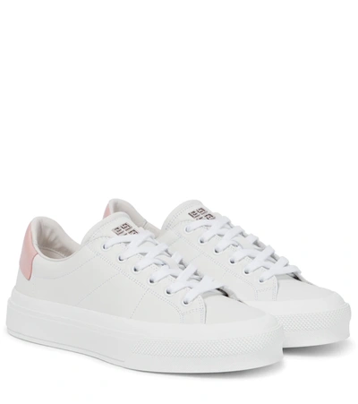 Givenchy City Sport Bicolor Low-top Sneakers In White