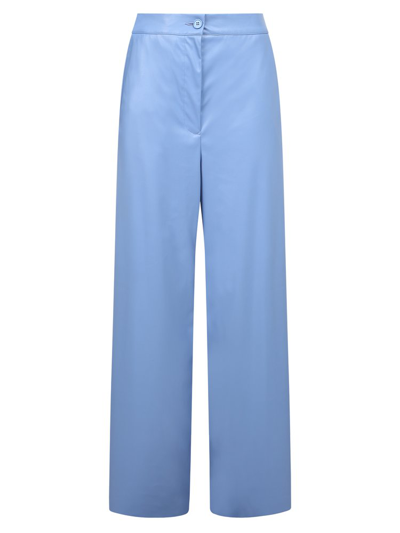 Mm6 Maison Margiela Wide Trousers In Blue