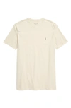 Allsaints Brace Tonic Crewneck T-shirt In Polar White