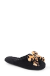 Patricia Green Bonnie Microterry Slippers In Black
