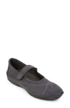 Arcopedico L18 Mary Jane In Anthracite Suede