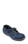 Arcopedico L18 Mary Jane In Navy Suede