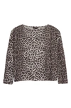 Allsaints Rita Leppo Cotton T-shirt In Charcoal Marl