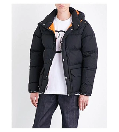 Junya Watanabe X The North Face Hooded Shell-down Puffer Jacket In Black