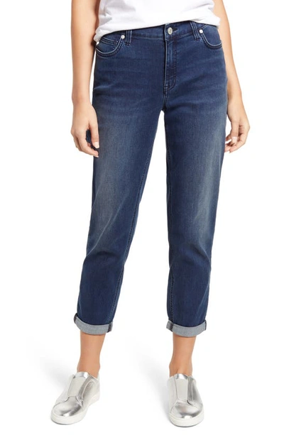 Tommy Bahama Leila Slim Boyfriend Jeans In Dk Storm Wash