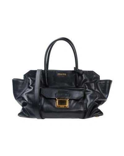 Miu Miu Handbag In Black