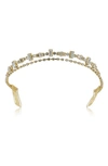 Brides And Hairpins Amora Crystal Crown Comb In Gold