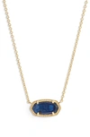 Kendra Scott Elisa Pendant Necklace In Navy Abalone