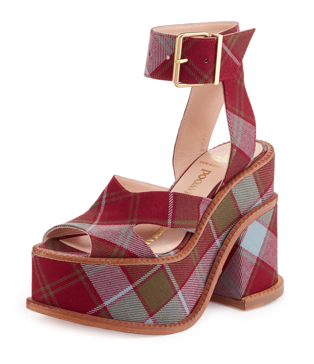 Vivienne Westwood Tartan Clomper Slave ModeSens