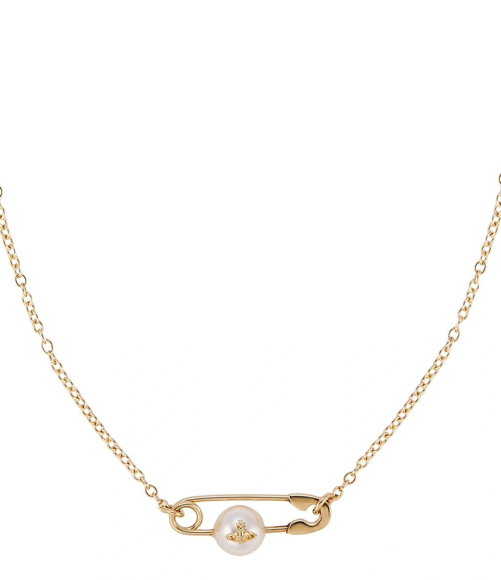 Vivienne Westwood Jordan Small Necklace In Pearl | ModeSens 