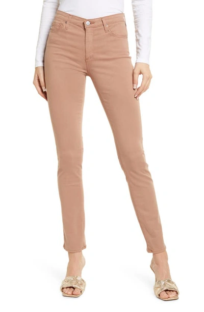 Ag 'the Prima' Cigarette Leg Skinny Jeans In Mauve Orchid