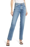 Ag Alexxis Vinte High Waist Straight Jeans In Athens