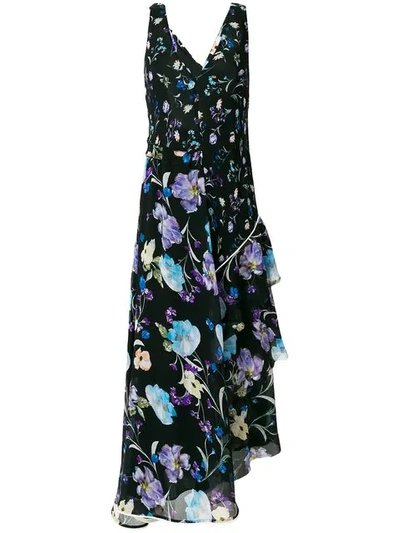 3.1 Phillip Lim / フィリップ リム Tiered Cutout Floral-print Silk-georgette Maxi Dress In Multicoloured
