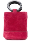 Simon Miller Bonsai 15cm Nubuck Bucket Bag In Red