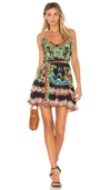 Camilla Frill Button Down Dress In Toucan Play