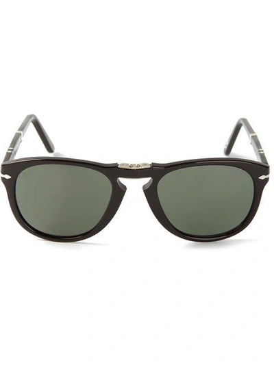Persol Foldable Sunglasses In Black