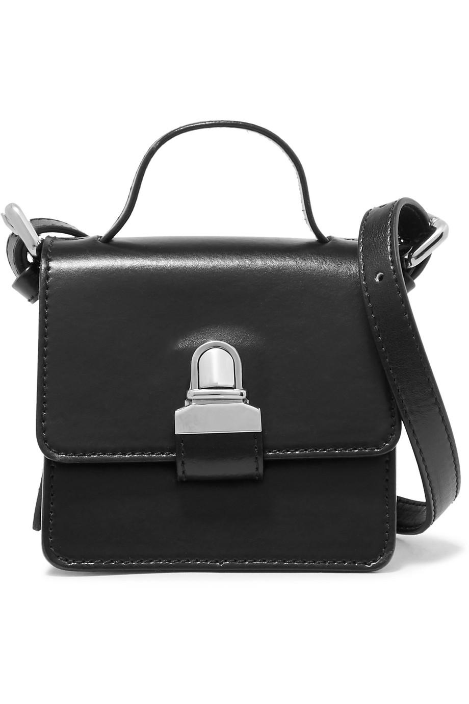 Mm6 Maison Margiela Small Leather Shoulder Bag | ModeSens