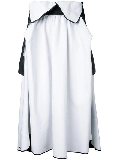 Maticevski Atlas Full Skirt In White