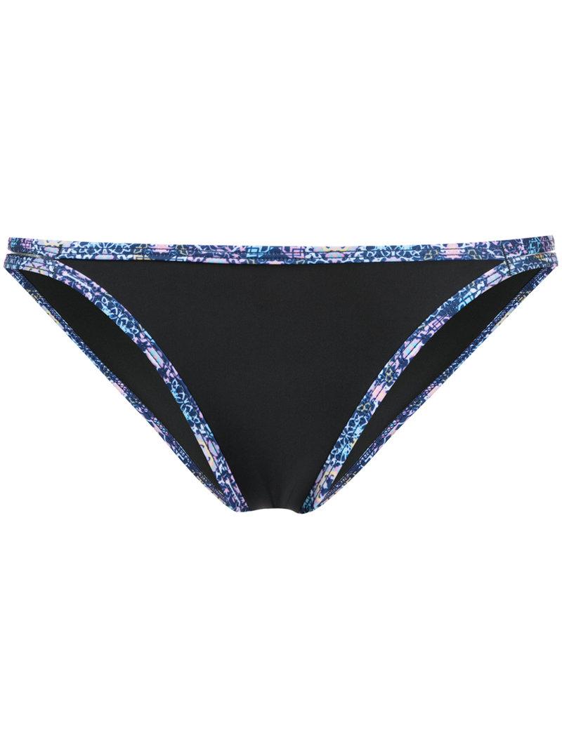 black bikini pants