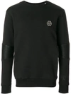 Philipp Plein Contrast Sleeve Logo Sweatshirt
