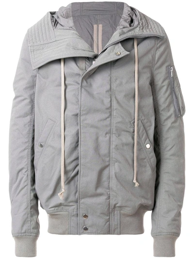 Rick Owens Drkshdw Hooded Jacket - Grey