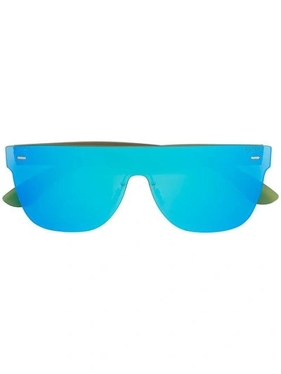 Retrosuperfuture Flat Sunglasses In Blue