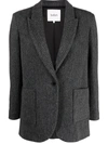 Ba&sh Ckost Single-breasted Blazer In Gris