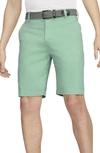 Nike Dri-fit Uv Flat Front Chino Golf Shorts In Mint Foam