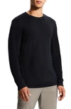 Theory Essential Anemone Long Sleeve T-shirt In Black