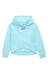 Nike Sportswear Kids' Club Fleece Hoodie In Copa/ Polar/ White