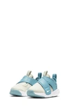 Nike Kids' Flex Advance Flyease Sneaker In Light Bone/ Blue/ Cerulean