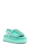 Ugg Disco Genuine Shearling Slingback Slipper In Tide Pool