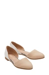 Toms Jutti D'orsay Flat In Natural