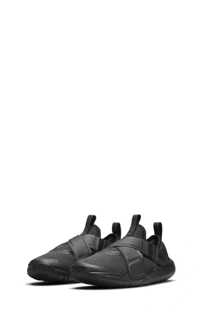 Nike Kids' Flex Advance Flyease Sneaker In Black/ Black