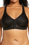 Glamorise Magiclift® Front Closure Posture Back Bra In Black