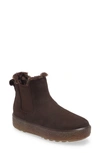 Madewell The Toasty Chelsea Boot In Dark Coffee