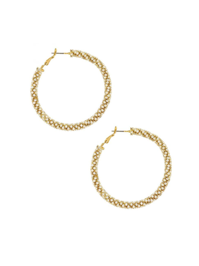 Ettika Rope Chain 18k Gold Plated Hoops