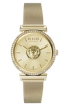 Versus Brick Lane Mesh Strap Watch, 34mm In Gold