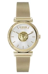 Versus Brick Lane Mesh Strap Watch, 34mm In Gold