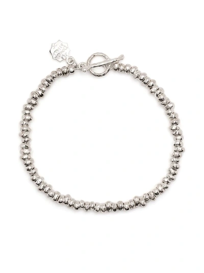 Dower & Hall Nomad Nuggets Bracelet In Silver